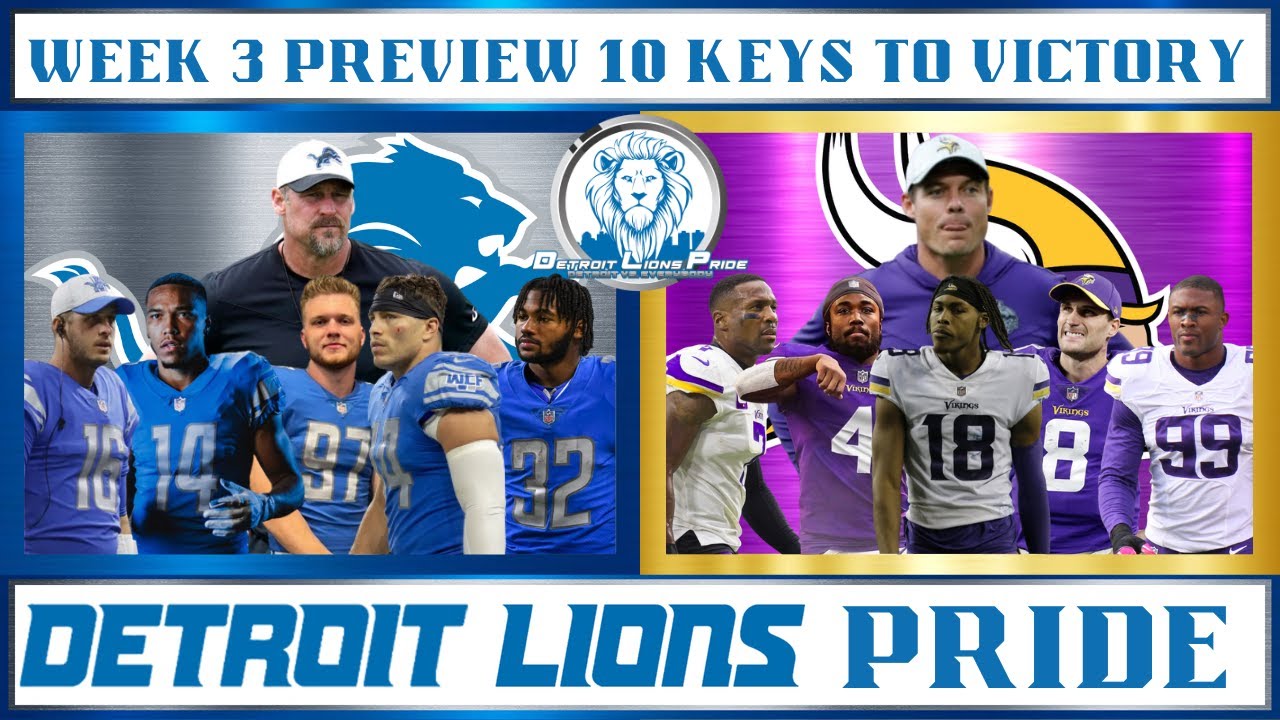 Detroit Lions Week 3 Preview: 10 Keys to Victory - YouTube