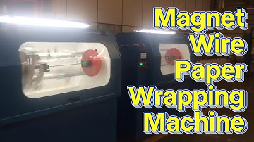 Magnet Wire Paper Wrapping Machine (Combo)