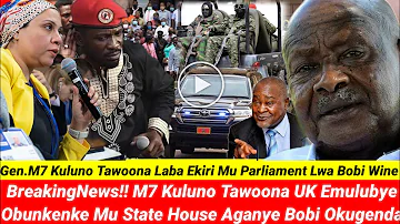 BreakingNews!! Gen M7 Kuluno Tawoona Lwa Bobi Wine Ekiri Mu Parliament Obunkenke Mu State House
