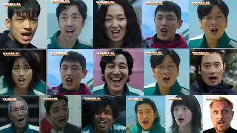 Squad game all actors singing numa numa #squidgame #redlightgreenlight