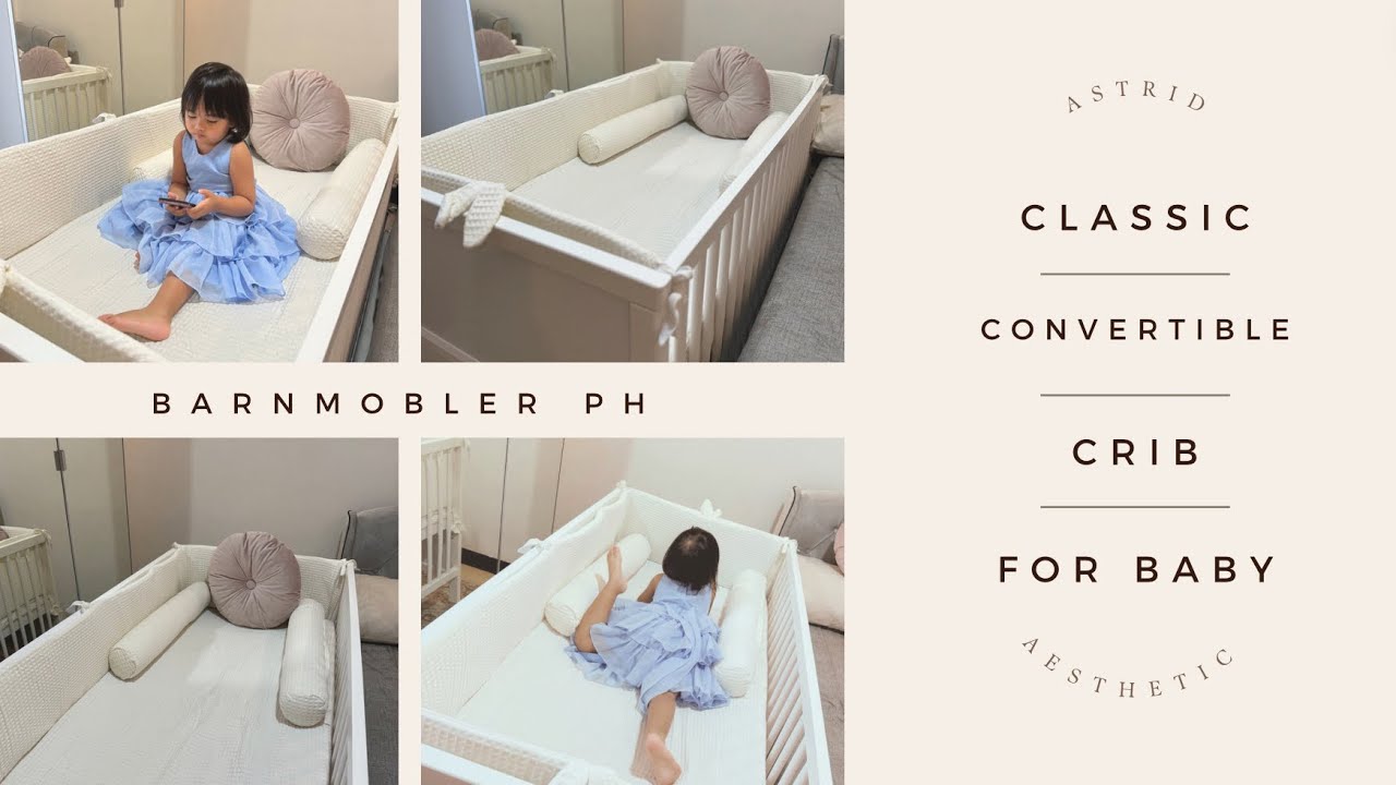 BARNMOBLER | CONVERTIBLE CRIB | AESTHETIC | ASTRID