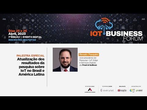 Palestra Especial - Atualização dos resultados da pesquisa sobre IoT no Brasil e América Latina