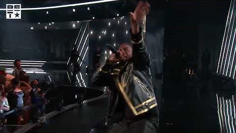 Thumbnail of Latto ft. Champagne, YDB and Mariah Carey Perform "It's Givin" "Big Energy Remix" | BET Awards 2022