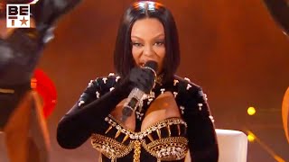 Latto ft. Champagne, YDB and Mariah Carey Perform 'It's Givin' 'Big Energy Remix' | BET Awards 2022