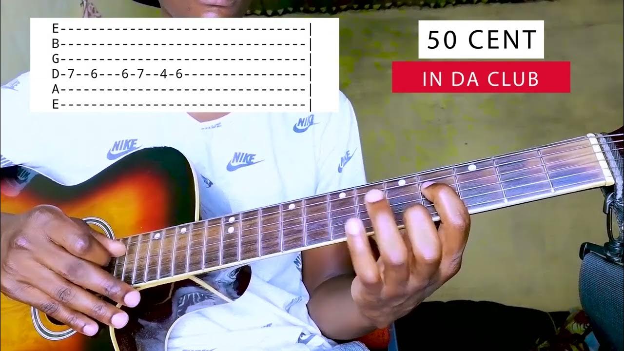 50 Cent In da Club (Guitar Riff Lesson -