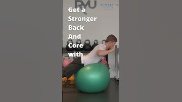 Back Extension on a Stability Ball | Lower Back Workout