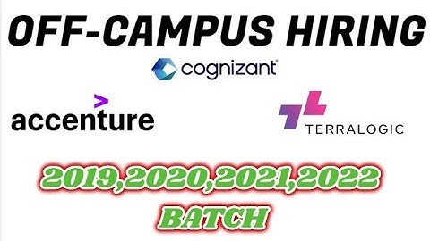 Accenture Off-Campus Drive 2022-2019 BATCH No 60% Criteria Step By Step Registration Process