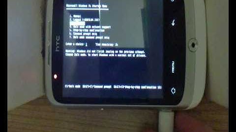Windows 95 Running on HTC Wildfire / HTC Buzz. Unmodified Android 2.2.