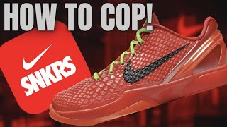 HOW TO COP : SHOCKDROP KOBE 6 'REVERSE GRINCHES'