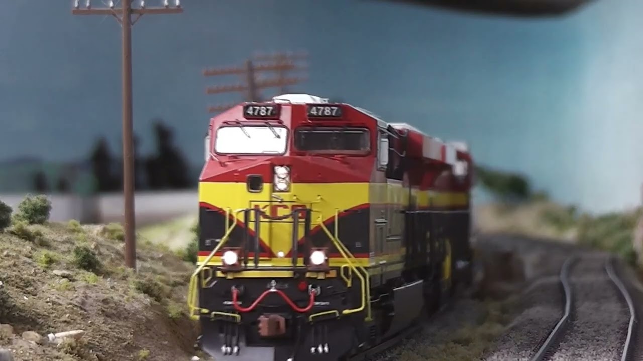 HO Scale KCS Mainline Action at Goldenspike Part 10