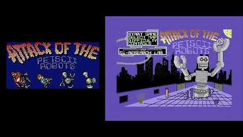 COMMODORE 128 =+ ATTACK OF THE PETSCII ROBOTS += UPDATED 14/02/2022 - SHAREWARE
