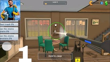House Cleaner Simulator gameplay walkthrough (android)