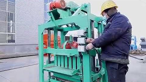 Qtj4 40 hollow brick making machine hot sale in Kenya