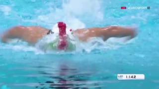 Women's 200m Butterfly Semifinal 1 LEN European Swimming Championships 2016