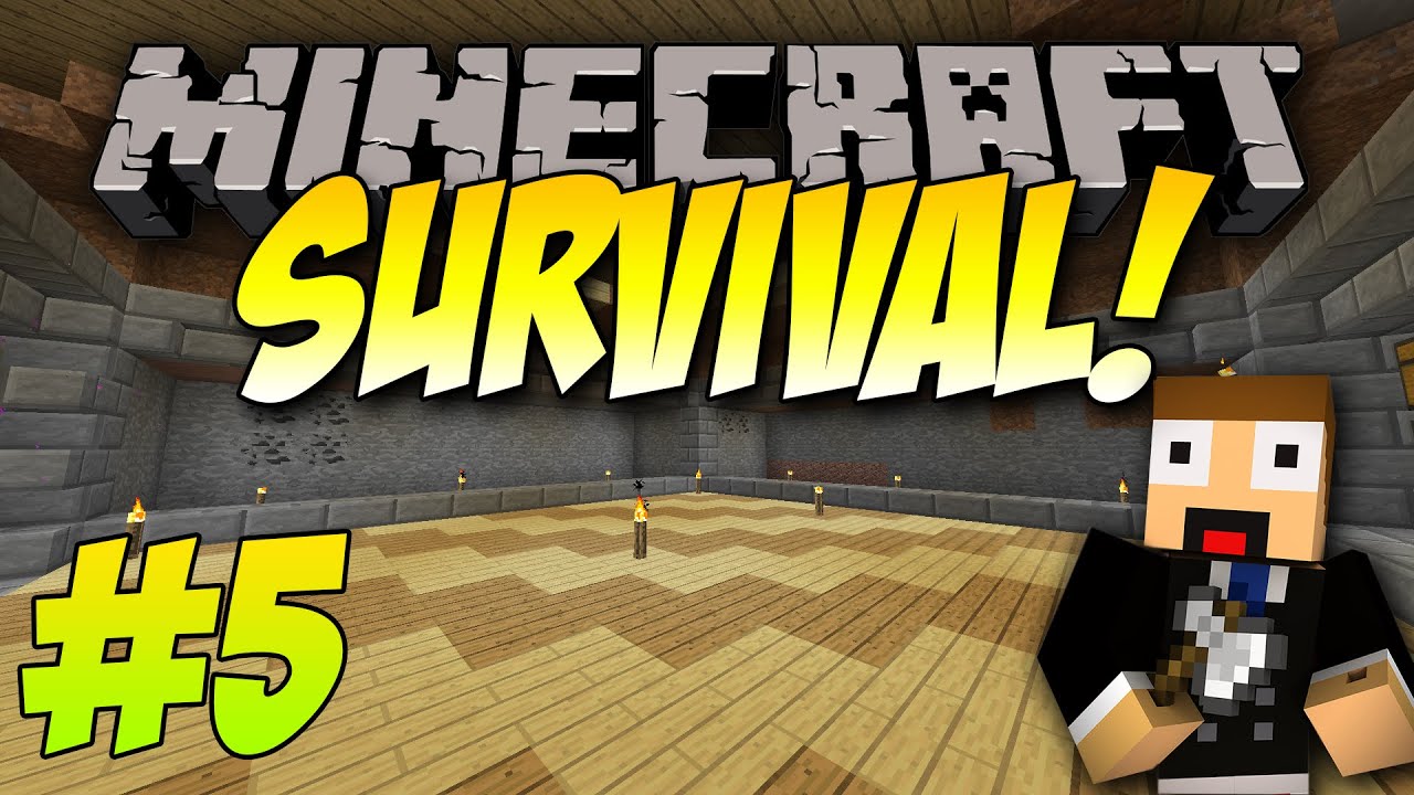 Minecraft | Survival Let's Play | Episode 5 | Flooring Time! - YouTube