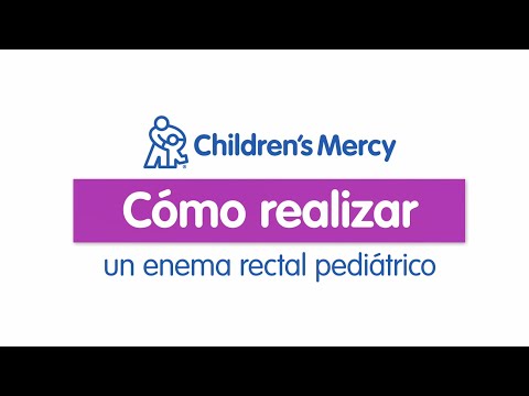 Enema rectal pediátrico (Pediatric rectal enema)