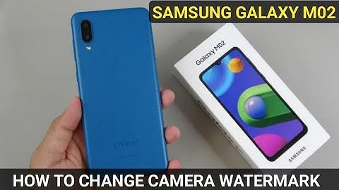 samsung m02 me camera settings | How to change camera watermark in samsung M02, on/off watermark