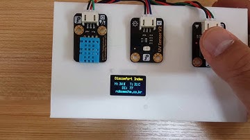 초미세먼지+자외선+온습도(불쾌지수) 측정기