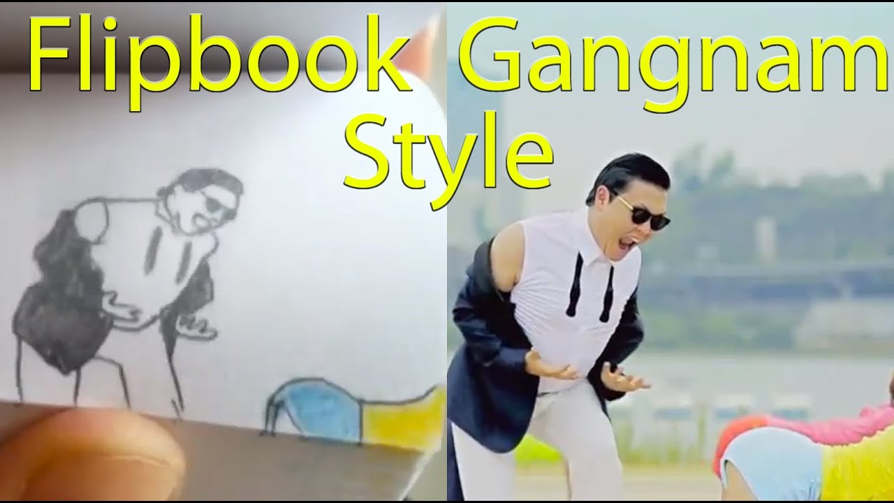 Kreslený videoklip Gangnam style