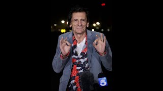 Ron Wood arrives at SoFi Stadium for the second show in LA