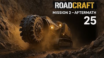🚧 RoadCraft Gameplay PART 25 mission 2 AFTERMATH | Realistic Construction Simulator 🏗️🚛