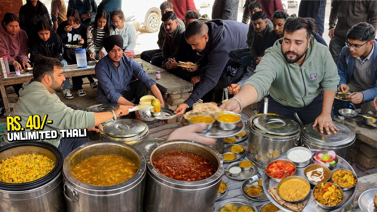 2 घंटे Mein Khel Khatam 😍 Indian Street Food | Students Ki Favorite 5-In1 Unlimited Food Thali