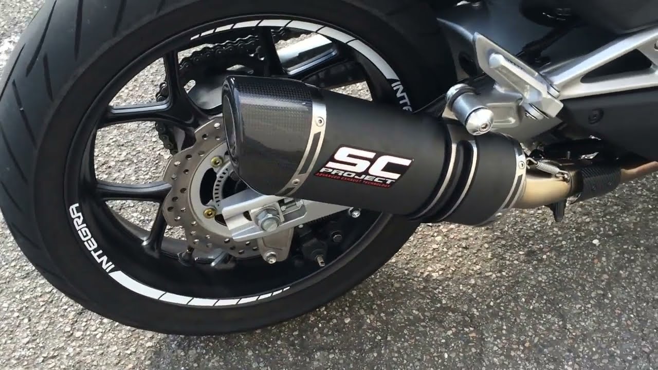 scarico honda nc750x
