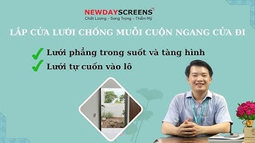 Lắp lưới cuộn ngang cho cửa đi siêu tàng hình cho chung cư [Cửa lưới New Day]|08 3398 3399