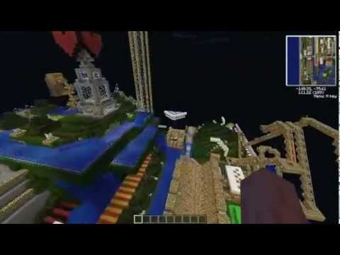 Minecraft Server {3Craft} {Theme park server} Quick Tour - YouTube