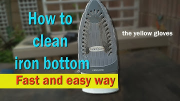 How To Clean Iron Bottom -  fast and easy