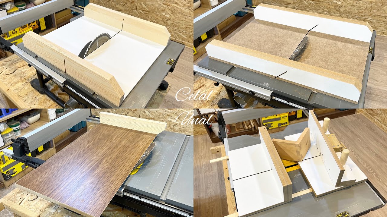 Very simple and useful table saw slides