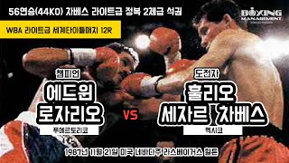 56전승(44KO) 차베스 vs 31승(27KO) 로자리오 – 라이트급 세계타이틀매치 빅뱅