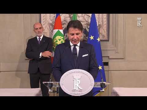 Il Presidente del Consiglio dei Ministri, Giuseppe Conte, rende nota la composizione del Governo