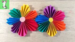 Радужный цветок из бумаги своими руками Mur Mur DIY ideas