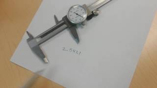 Measuring with a Dial Caliper