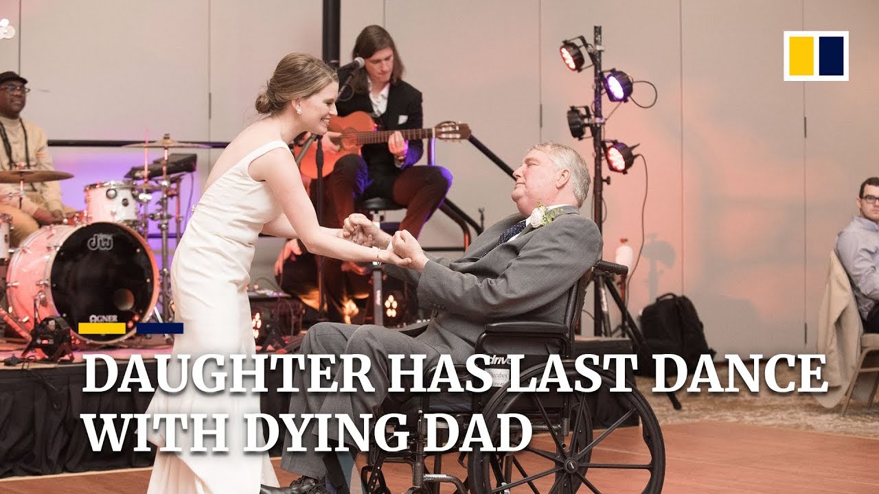 Dying dad has last dance with daughter at wedding