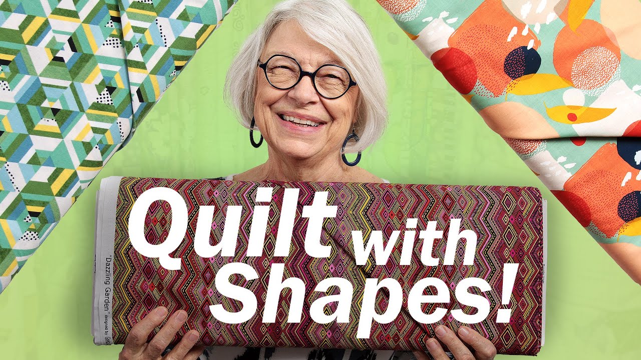 Using Bold Shapes in Your 3-Yard Quilts!