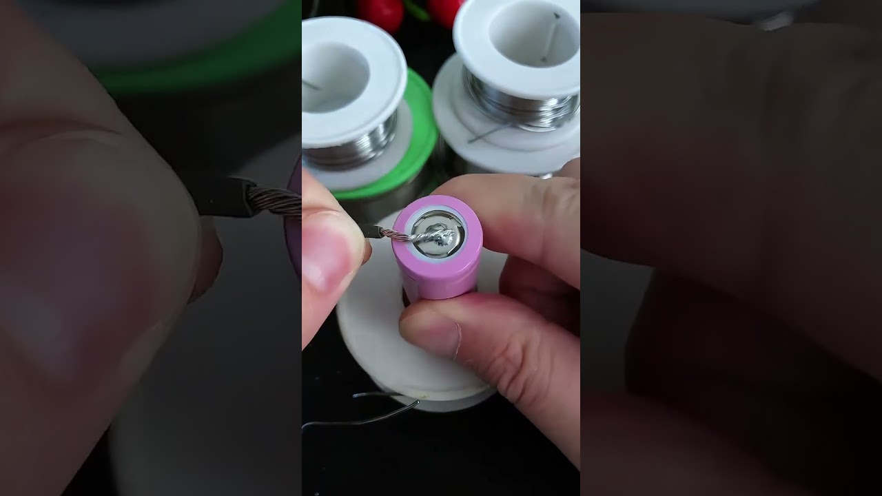 Легко наносите капли флюса для точечной сварки и лужения аккумуляторов 18650 