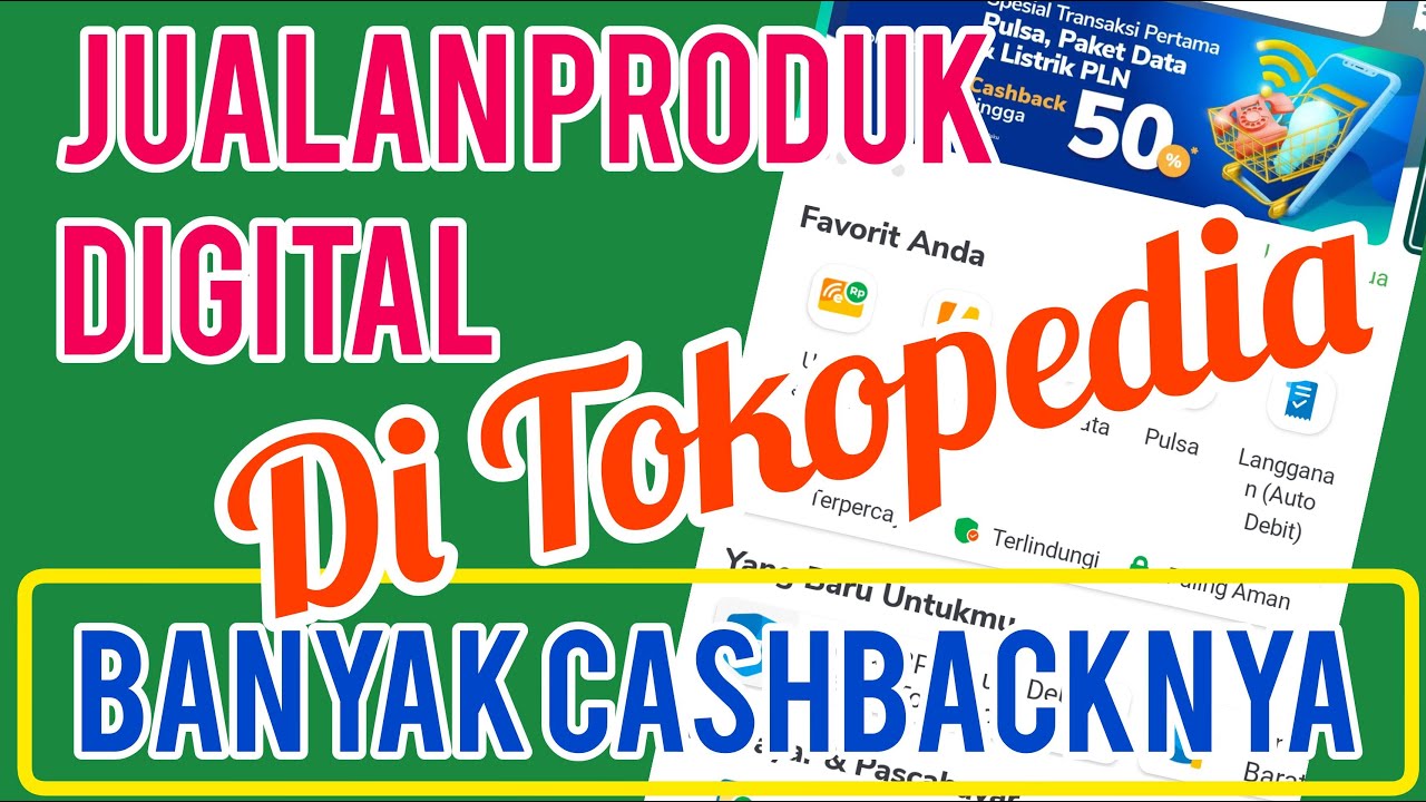 Rahasia Cara Jualan Produk Digital Di Aplikasi Tokopedia - Youtube