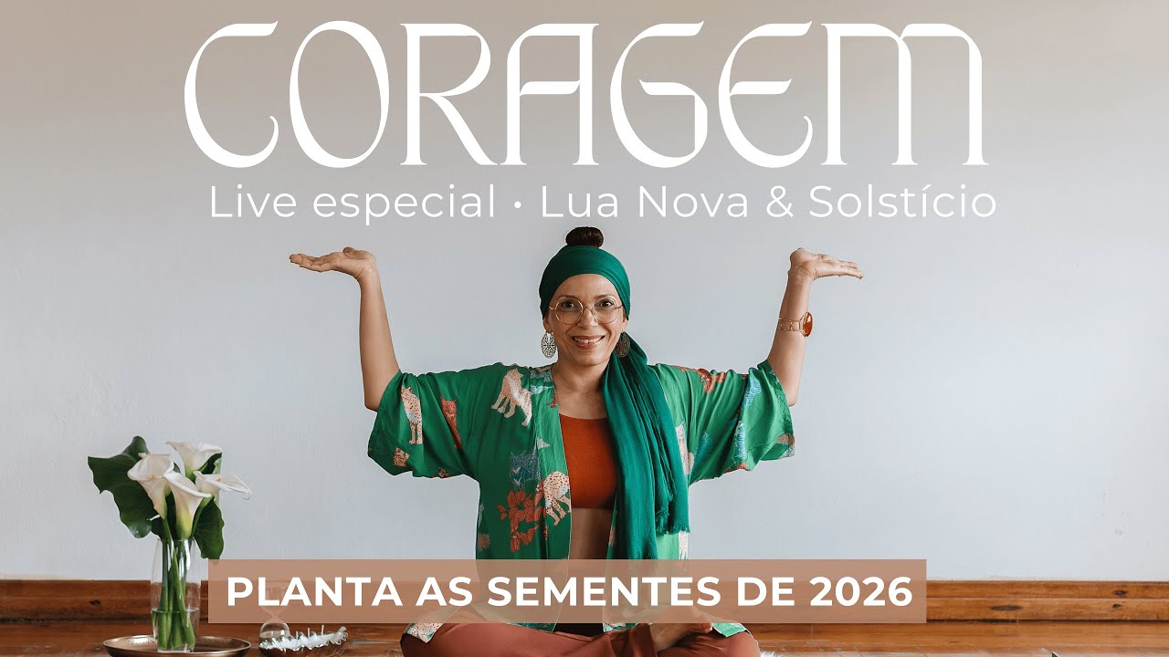 Coragem: prepara-te energeticamente para 2026 | Aula de Kundalini Yoga com Lua Nova e Solstício