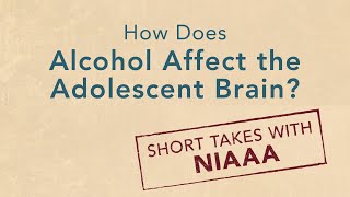 Short Takes with NIAAA: How Does Alcohol Affect the Adolescent Brain?