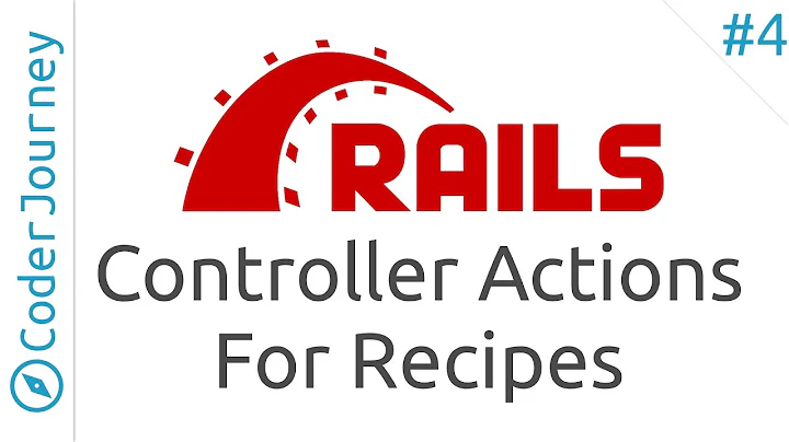 Learn Ruby on Rails - Part 4 - Recipes' Controller and Views