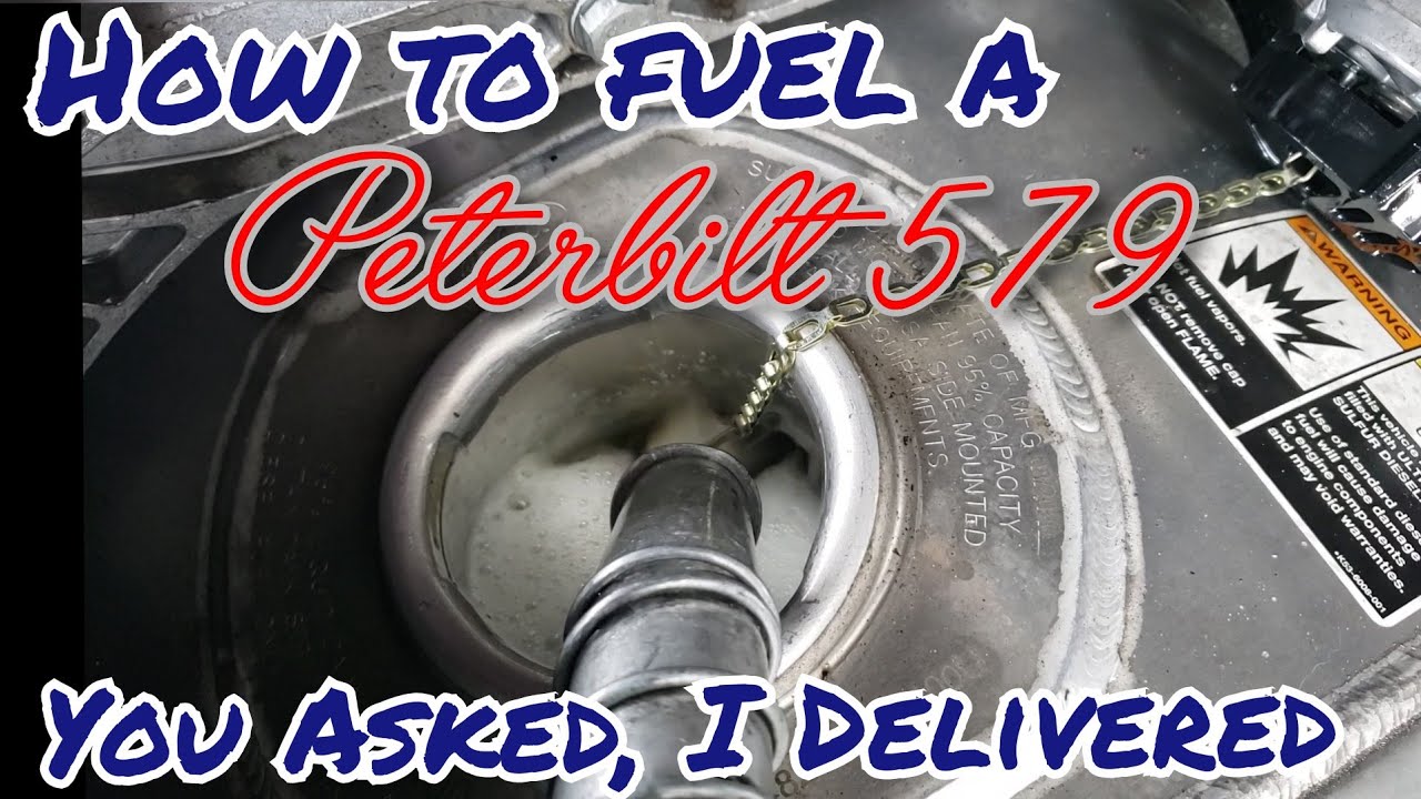 How to Fuel a Peterbilt 579 (2021) Tractor Trailer (Semi Truck) You