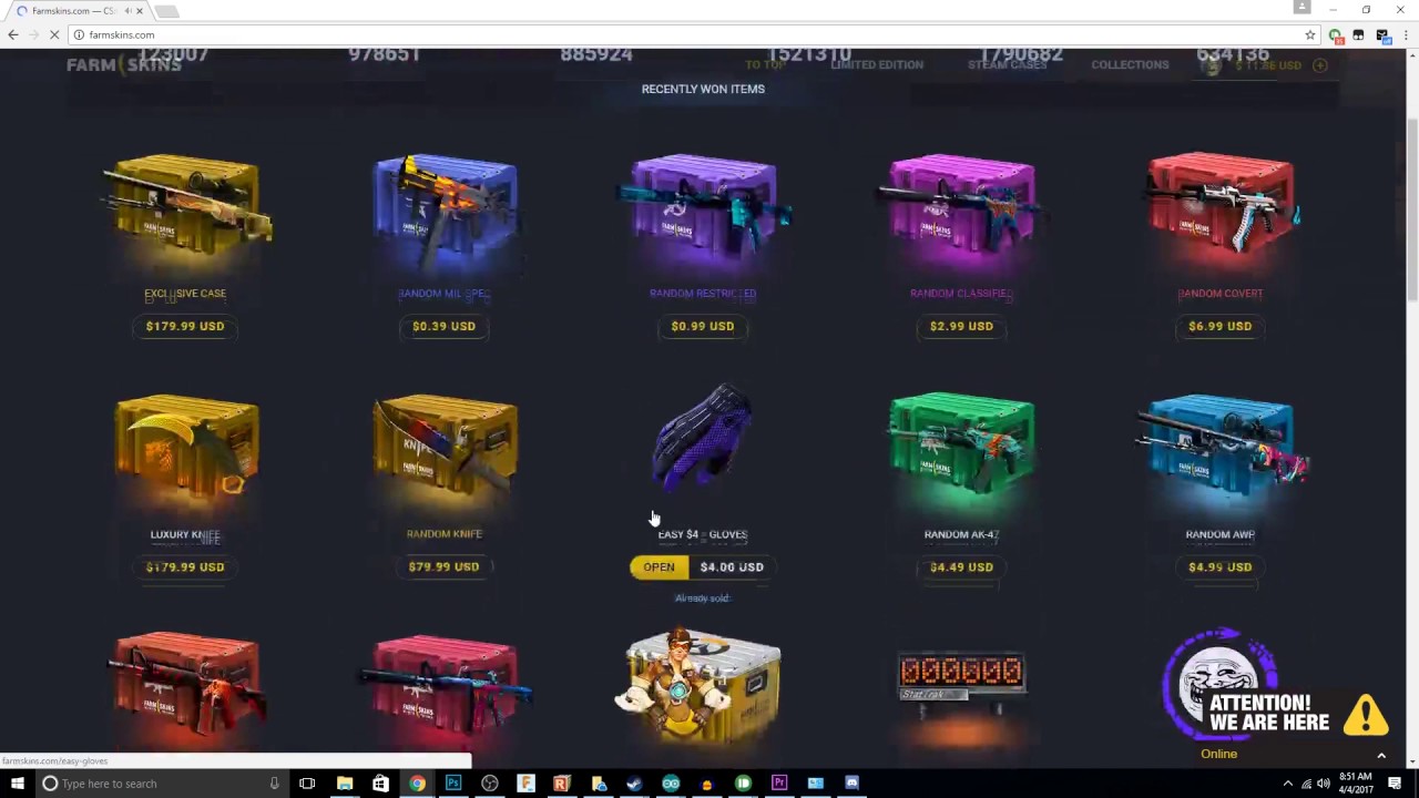 Farm Skins CSGO Case Opening | Is It Worth It?