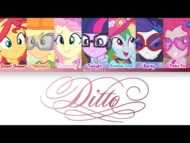 How would mlp sing Ditto by NewJeans class=