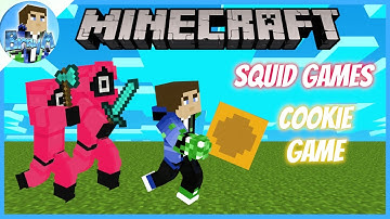 Squid Game In Minecraft, Cookie Game Tutorial