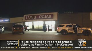 Police investigate reported armed robbery at McKeesport Family Dollar