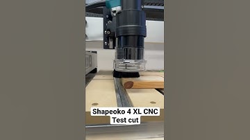 Shapeoko 4 XL CNC Test Cut