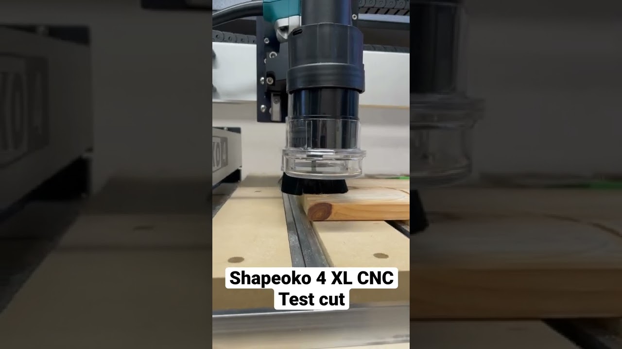 Shapeoko 4 XL CNC Test Cut