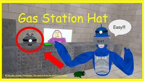 How to get the new gas station hat in big scary ￼